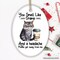 You Smell Like Drama Quirky Cat Ornament, Cute and Funny Christmas Gift